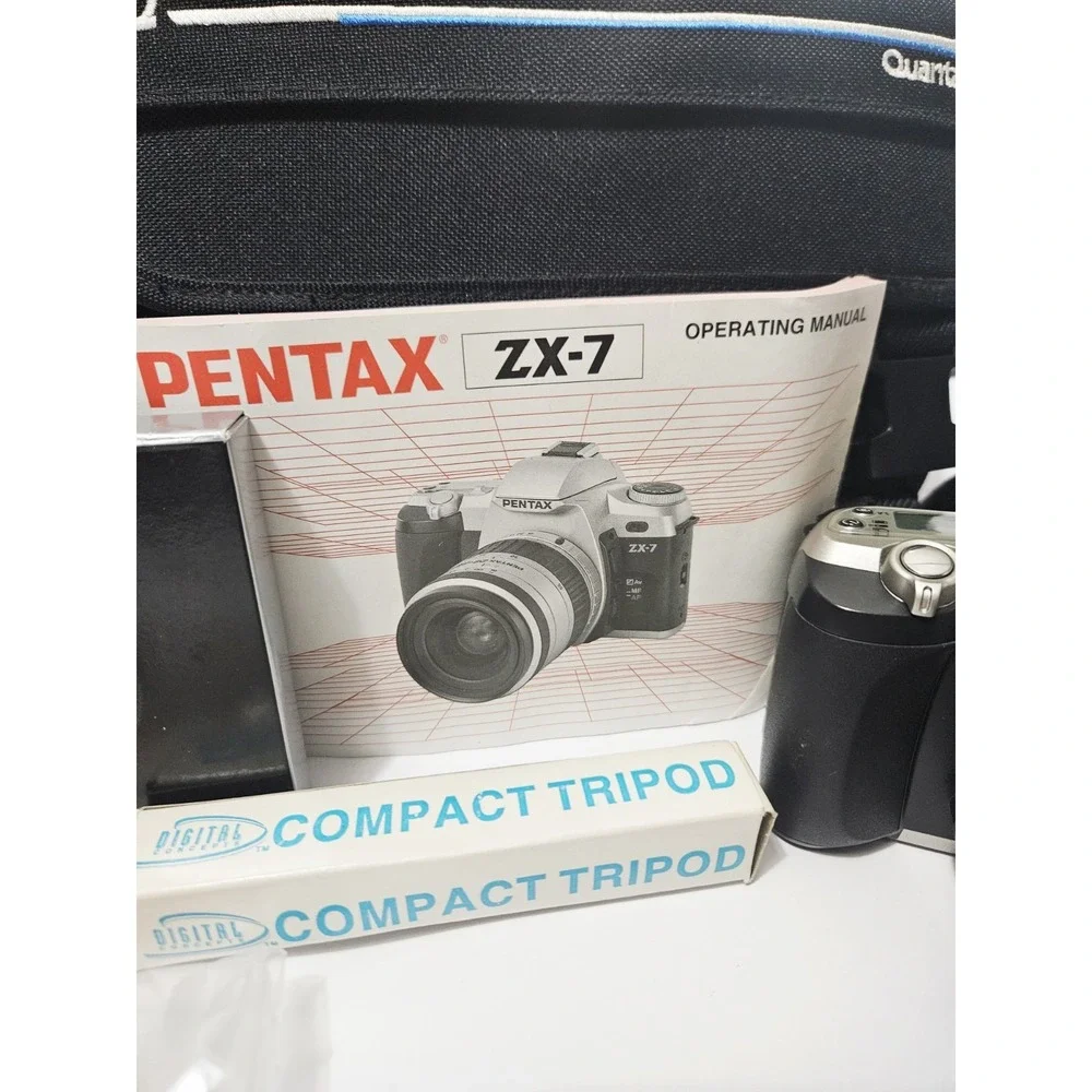 Pentax ZX-7 Camera With Accessories Case